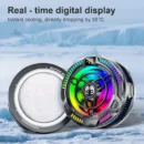 Portable Mobile Phone Cooler 3 Modes Cooling Fan Gaming Accessories For IPhone/Android/iPad Gaming Live Broadcast Permanent
