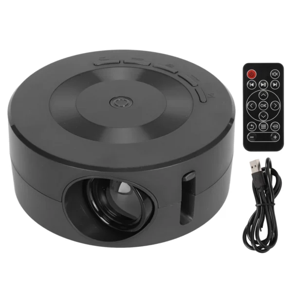 Mini Projector Portable 1080p Small Home Movie Projector Same Screen Function Optical Lens Built in Speaker for Phone - Image 4
