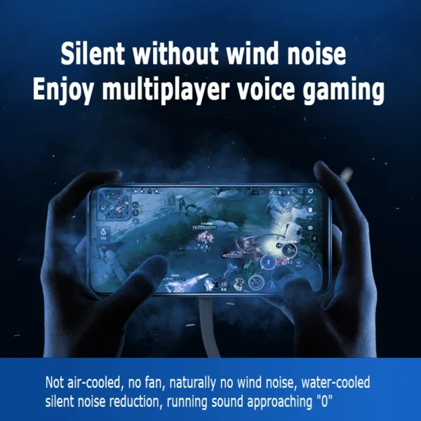 New Mobile Phone Water Cooling Radiator Water-Cooled Cooler Game Live Streaming Game Cooler Portable for Android Smartphone - Image 3