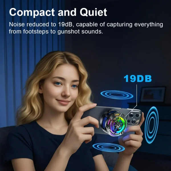 Portable Mobile Phone Cooler 3 Modes Cooling Fan Gaming Accessories For IPhone/Android/iPad Gaming Live Broadcast Permanent - Image 5
