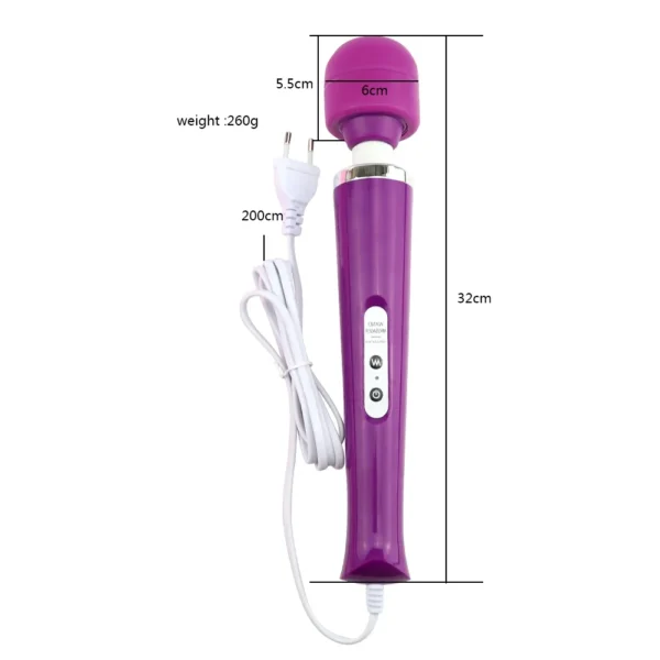 Powerful AV Magic Wand Vibrator Large G-Spot Nipple Massager Vagina Dildo Clitoral Stimulator Sex Toy Adult Women Women - Image 15