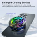 Portable Mobile Phone Cooler 3 Modes Cooling Fan Gaming Accessories For IPhone/Android/iPad Gaming Live Broadcast Permanent