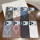 Ultra Thin Matte Case For iPhone 17 Air 16 E 15 14 13 12 11 Pro Max X XR 7 8 Plus Magnetic For Magsafe Wireless Charge PC Cover