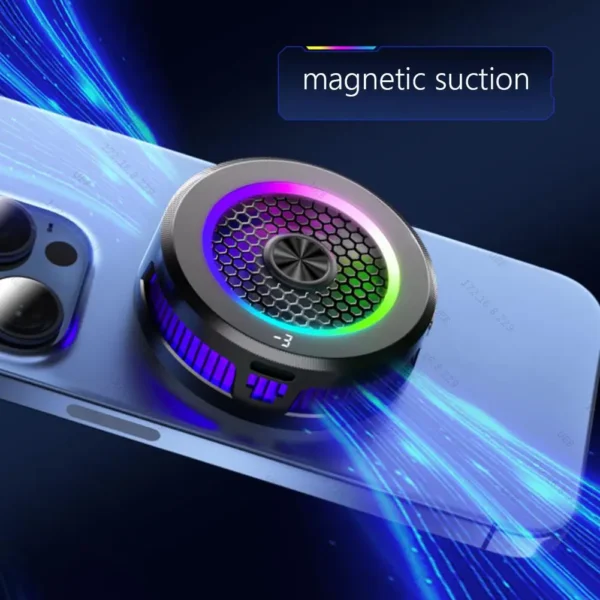 Magnetic Mobile Phone Cooler Strong Cooling Mobile Phone Radiator Universal Semiconductor Tablet Radiator PUBG Gaming Cooler - Image 11