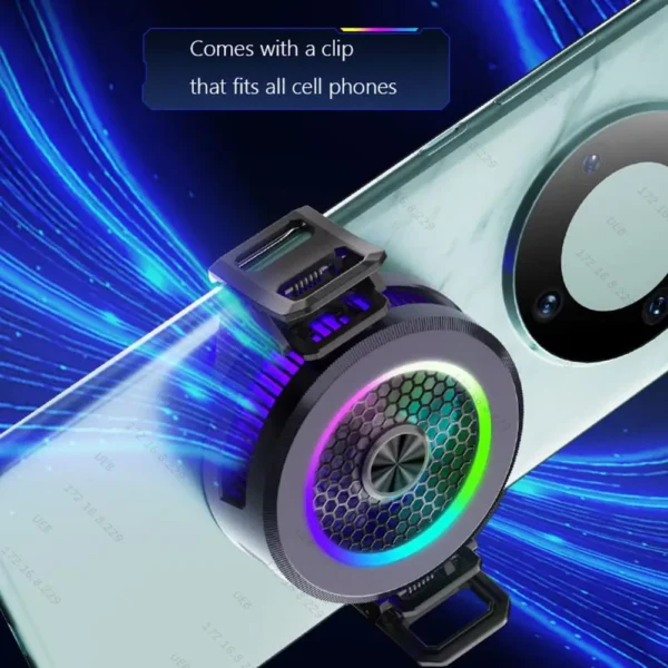 Magnetic Mobile Phone Cooler Strong Cooling Mobile Phone Radiator Universal Semiconductor Tablet Radiator PUBG Gaming Cooler - Image 5