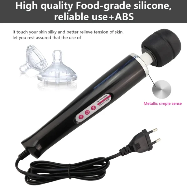 Powerful AV Magic Wand Vibrator Large G-Spot Nipple Massager Vagina Dildo Clitoral Stimulator Sex Toy Adult Women Women - Image 16