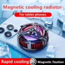 AL02 Mobile Phone Semiconductor Magnetic Cooling Fan Radiator PUBG Game Cooler for IOS Android Gaming Accessories Cool Heat Sink