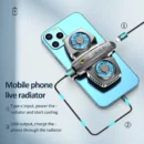 Semiconductor Mobile Phone Cooler with Multi-Adjustable Buckle Ice Cooling Chiller for Gaming Live Broadcast Temperature Control