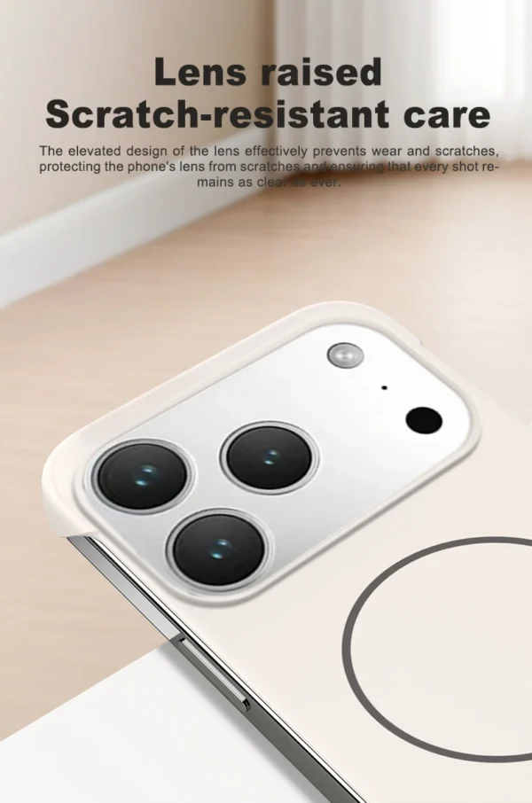 Frameless Solid Color Magnetic Case For iPhone 17 Air 16 15 14 13 12 11 Pro Max Plus 16E For Magsafe Hard PC Matte Back Cover - Image 17