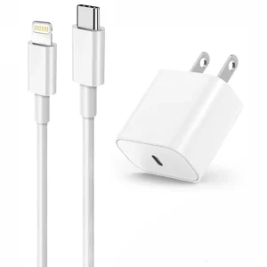 iPhone Fast Charger, 20W USB C Charger Block with USB C to Lightning Cable, Fast Compatible with iPhone14/13/12/11/XS/XR