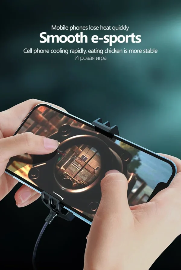 New Mini Cooling Fans For Mobile Phone Silent Cooler Cell Phone Gaming Radiator Game Cooler Portable Cooling Fan - Image 16